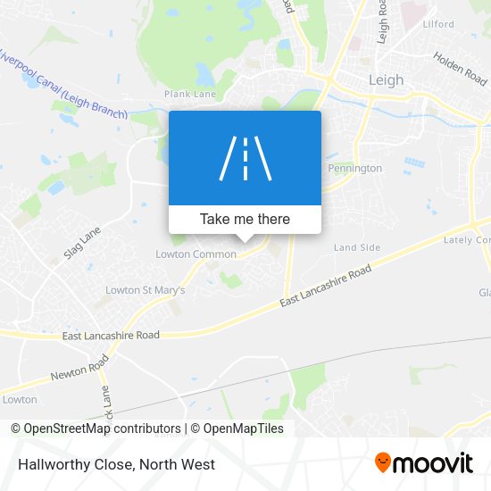 Hallworthy Close map