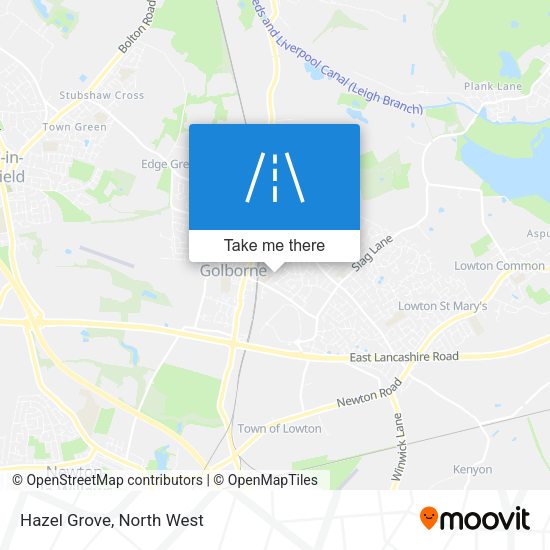 Hazel Grove map