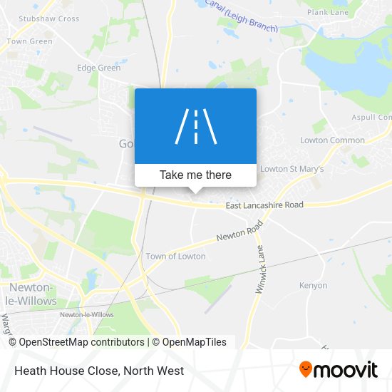 Heath House Close map
