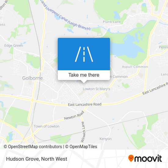 Hudson Grove map