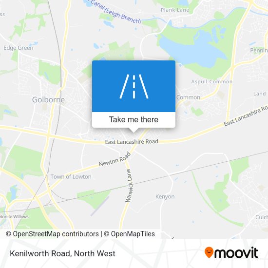 Kenilworth Road map