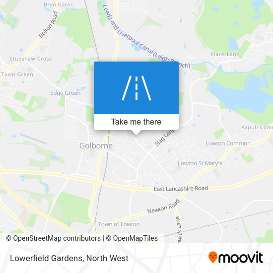 Lowerfield Gardens map