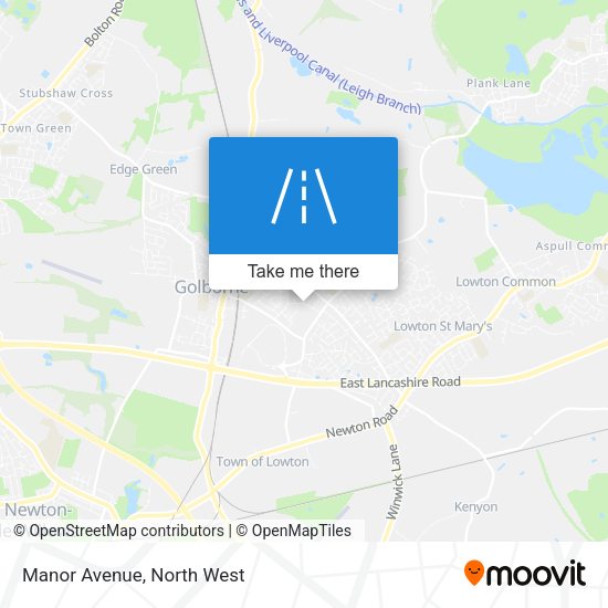 Manor Avenue map