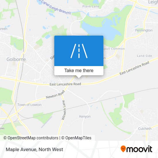 Maple Avenue map