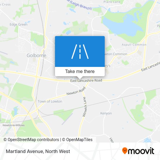 Martland Avenue map