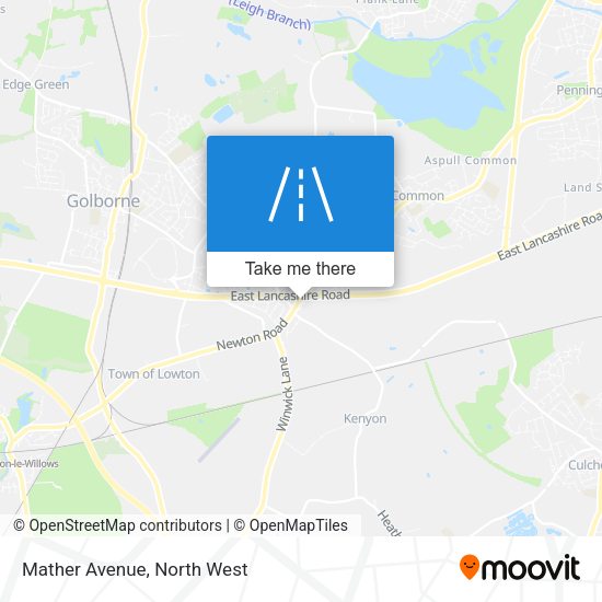 Mather Avenue map