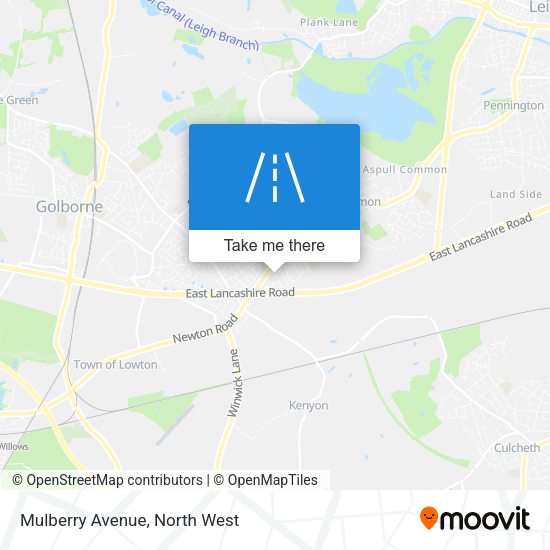 Mulberry Avenue map