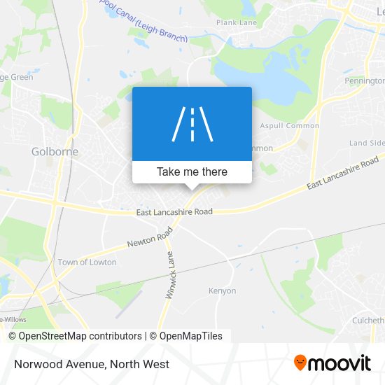 Norwood Avenue map
