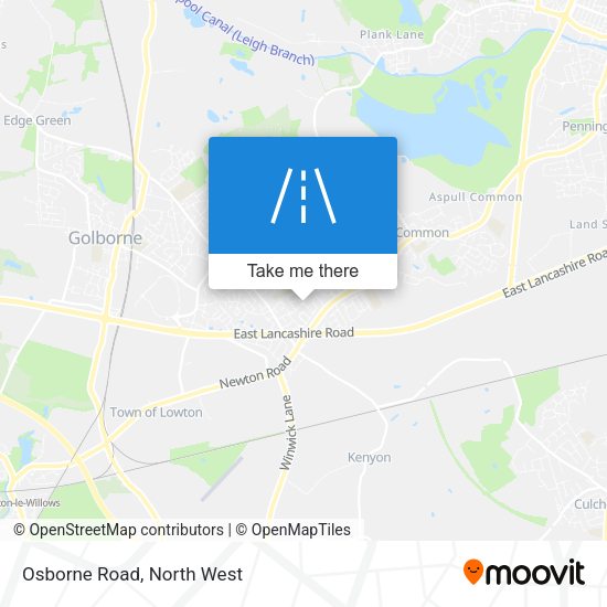 Osborne Road map