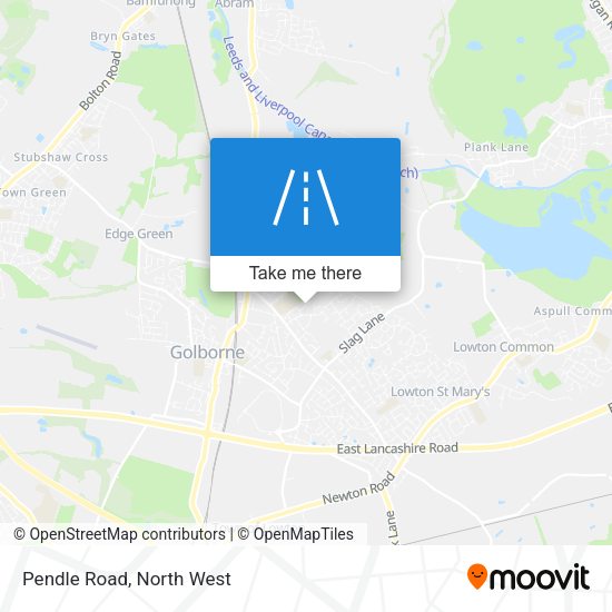 Pendle Road map