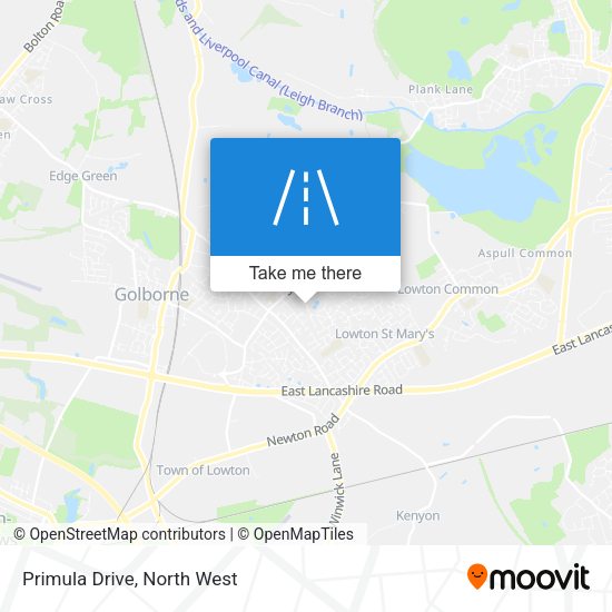 Primula Drive map