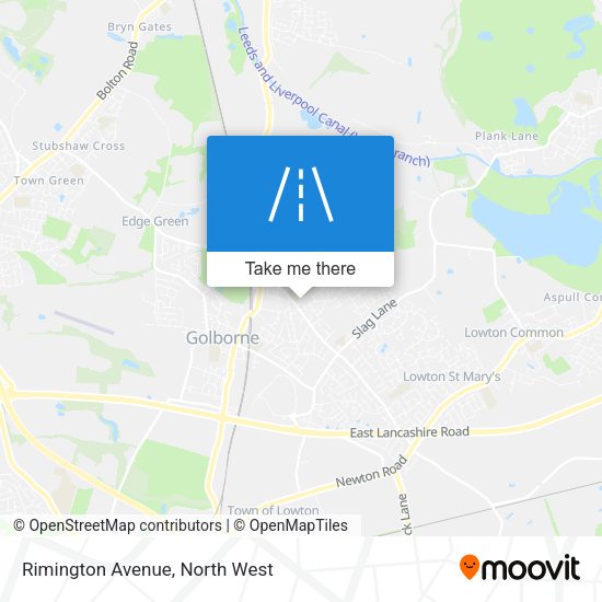 Rimington Avenue map