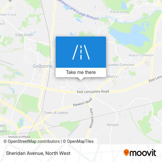 Sheridan Avenue map