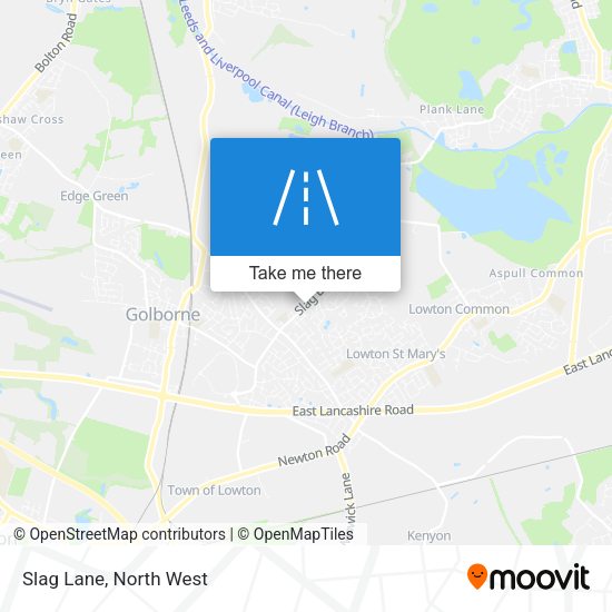 Slag Lane map