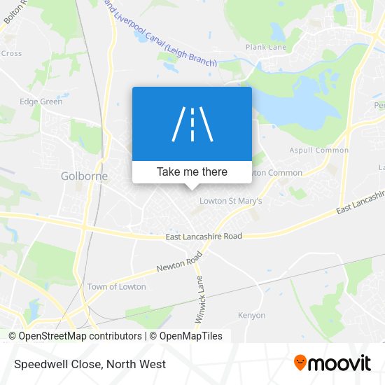 Speedwell Close map