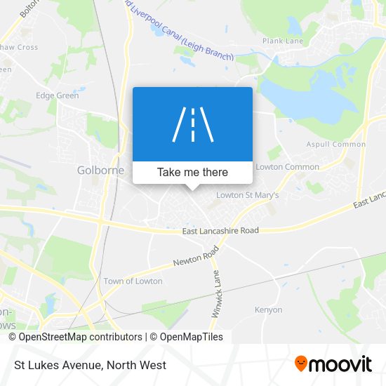 St Lukes Avenue map