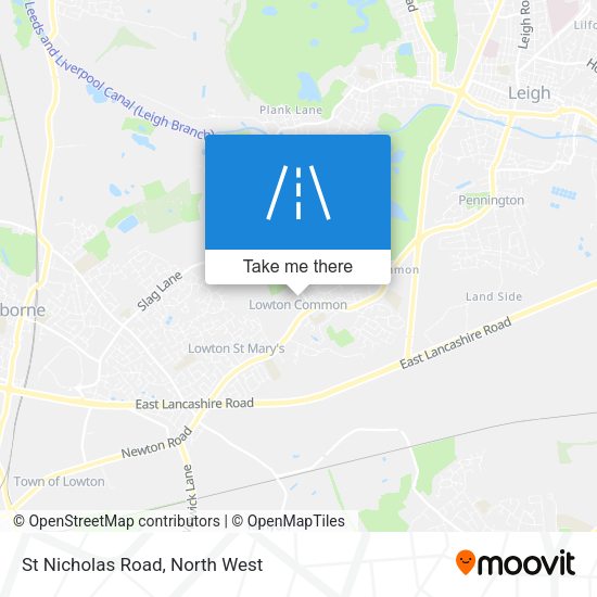 St Nicholas Road map