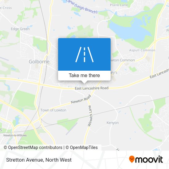 Stretton Avenue map