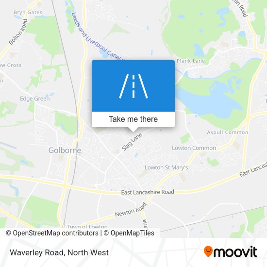 Waverley Road map