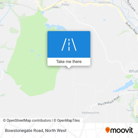 Bowstonegate Road map