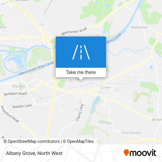 Albany Grove map