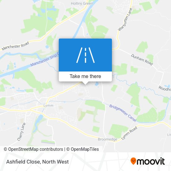 Ashfield Close map