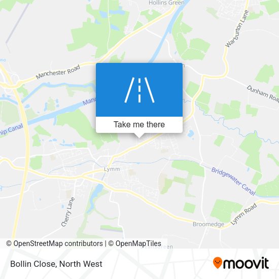 Bollin Close map