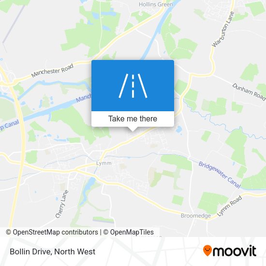 Bollin Drive map