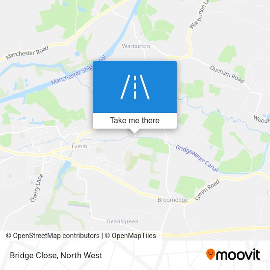 Bridge Close map