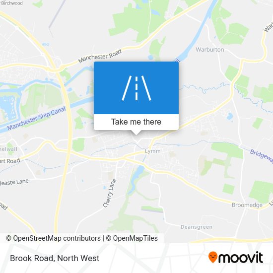 Brook Road map