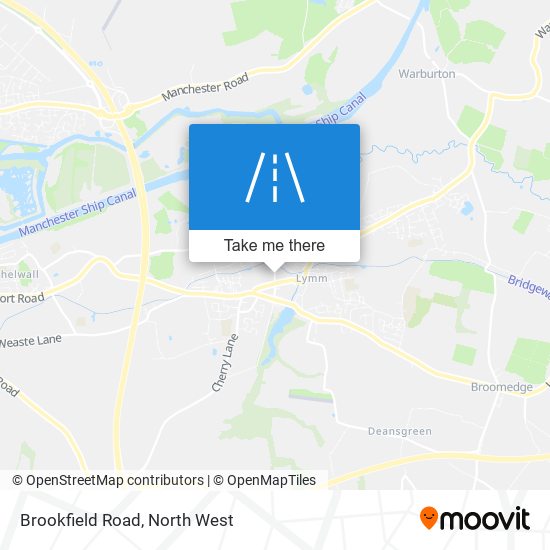 Brookfield Road map