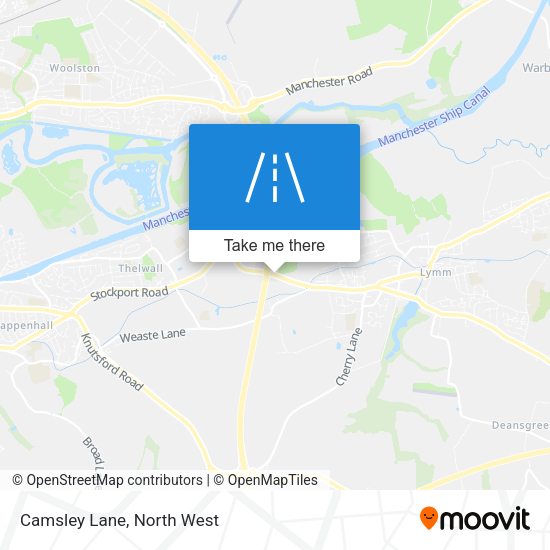 Camsley Lane map
