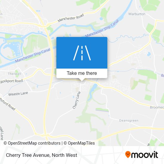 Cherry Tree Avenue map