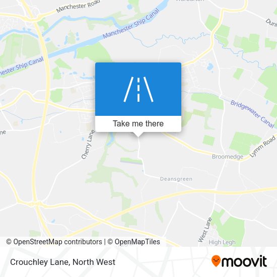 Crouchley Lane map