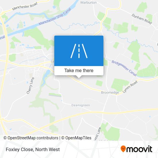 Foxley Close map