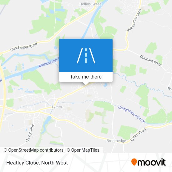 Heatley Close map