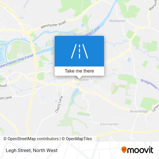 Legh Street map