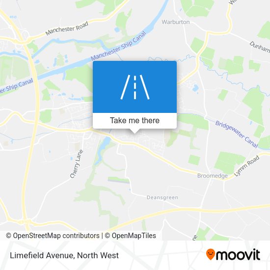 Limefield Avenue map