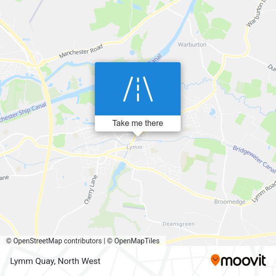 Lymm Quay map