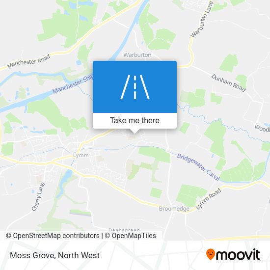 Moss Grove map