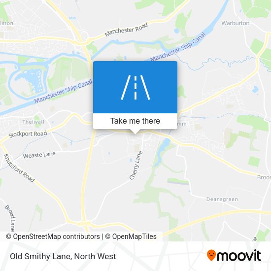 Old Smithy Lane map