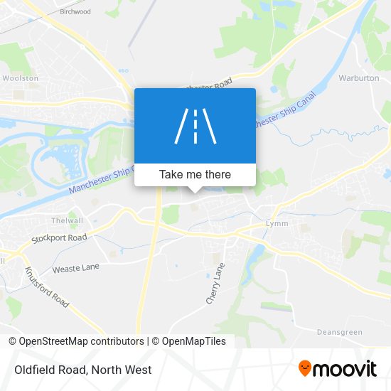 Oldfield Road map