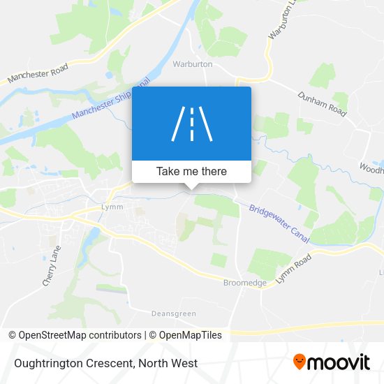 Oughtrington Crescent map
