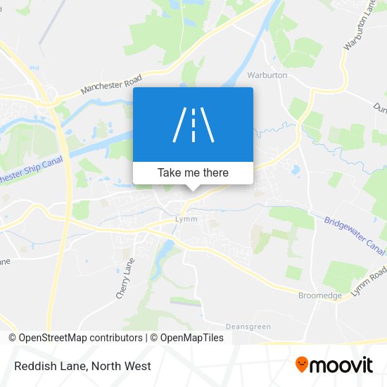 Reddish Lane map