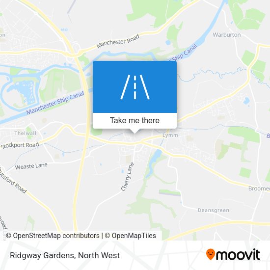 Ridgway Gardens map
