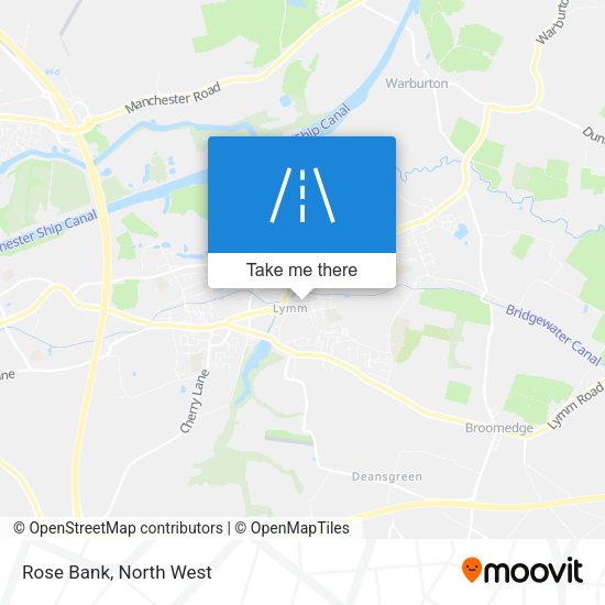 Rose Bank map