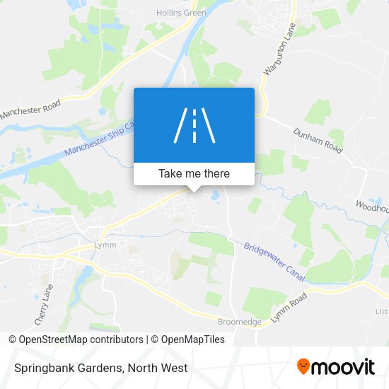Springbank Gardens map
