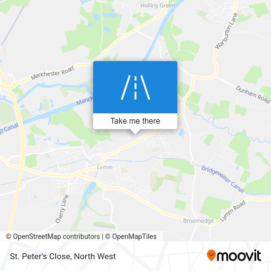St. Peter's Close map