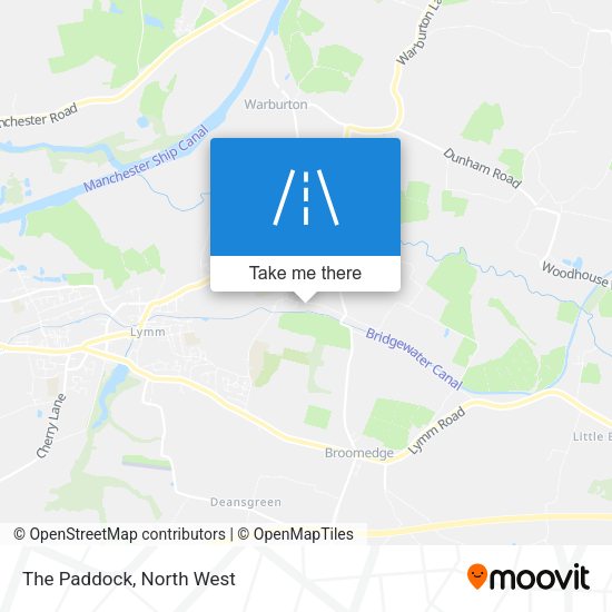 The Paddock map