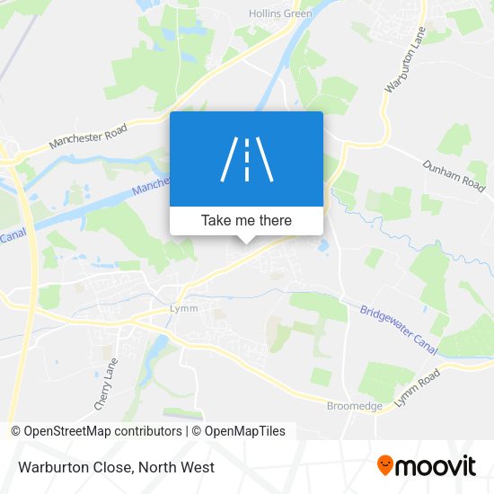 Warburton Close map